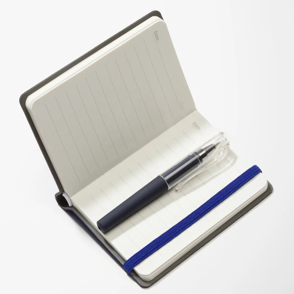 3.5"x 4.5" Darcy Recycled PU Leather Notebook & Gel Pen