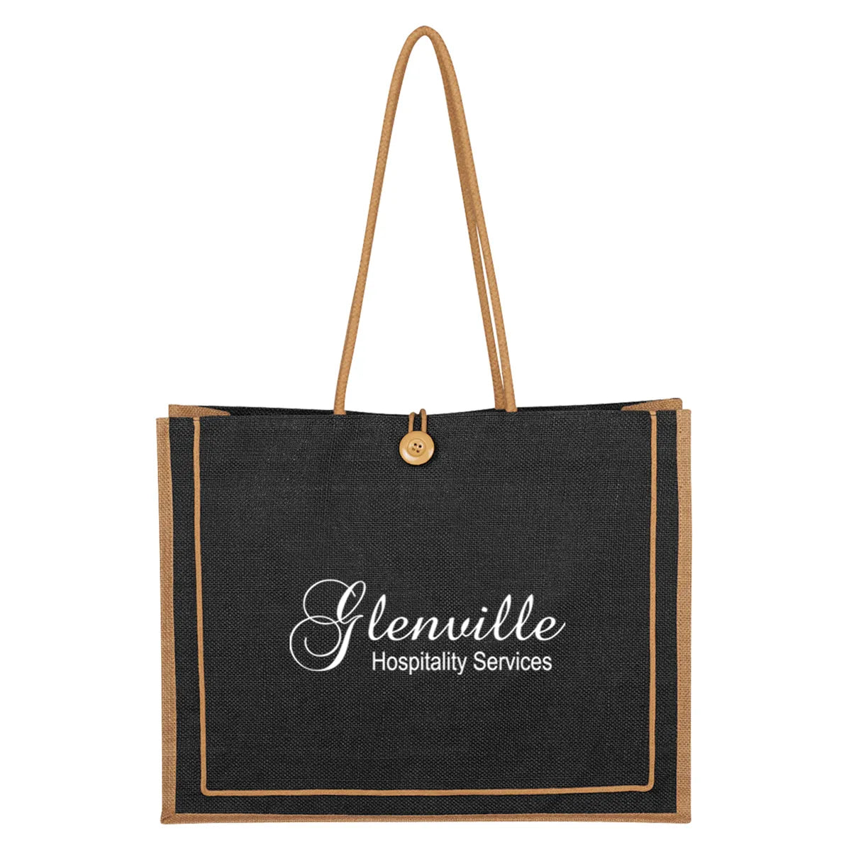 Paradise Jute Tote Bag