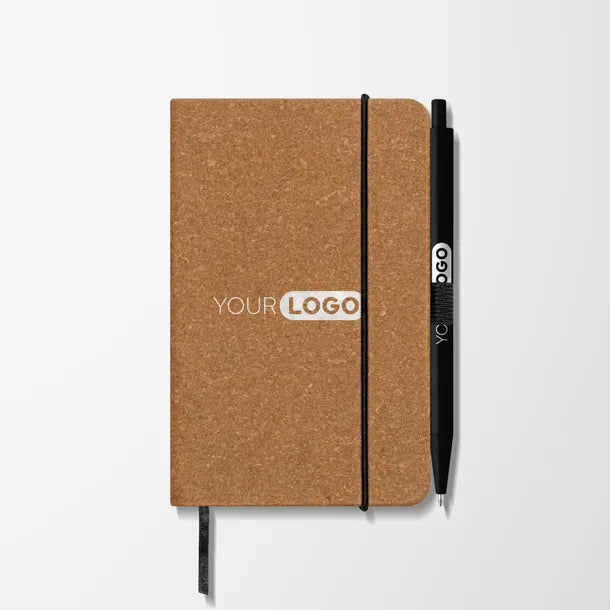 5.5'' x 3.5'' Palmer Recycled PU Leather Notebook & Pen