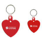 Soft Squeezable Key Tag - Heart