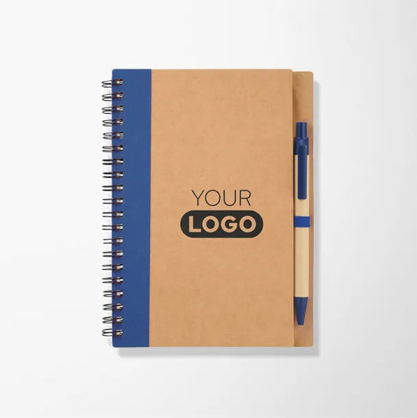 5"x 7" Recycled Kipling Spiral Notebook & Pen Set