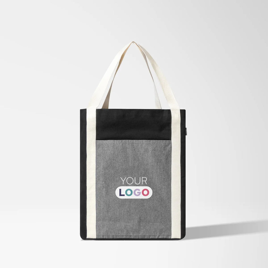 Full Color Camden 9 oz. Recycled Cotton Blend Tote Bag