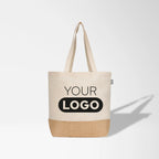 Fusion 5 oz. Recycled Cotton & Jute Tote Bag