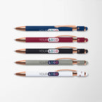 Full Color Etta Fidget Stylus Pen with Rose Gold Trim