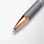 Engraved Mineral Diamond Gel Pen with Rose Gold Trim