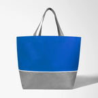 Full Color Budget Shopper Tote with Gray Trim