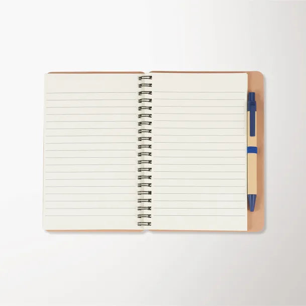 5"x 7" Recycled Kipling Spiral Notebook & Pen Set