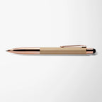 Engraved Mineral Aria Pen with Rose Gold Trim
