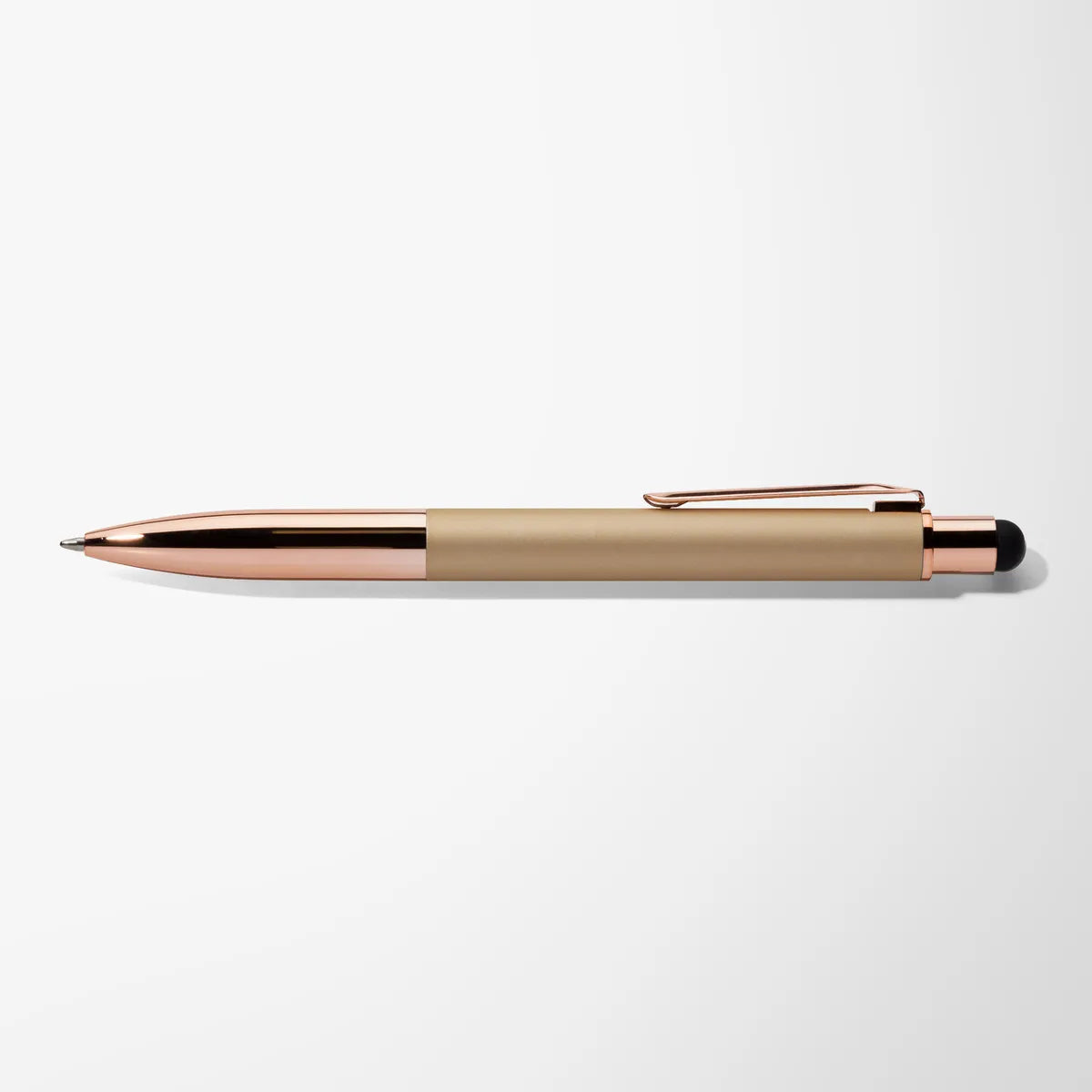 Engraved Mineral Aria Pen with Rose Gold Trim