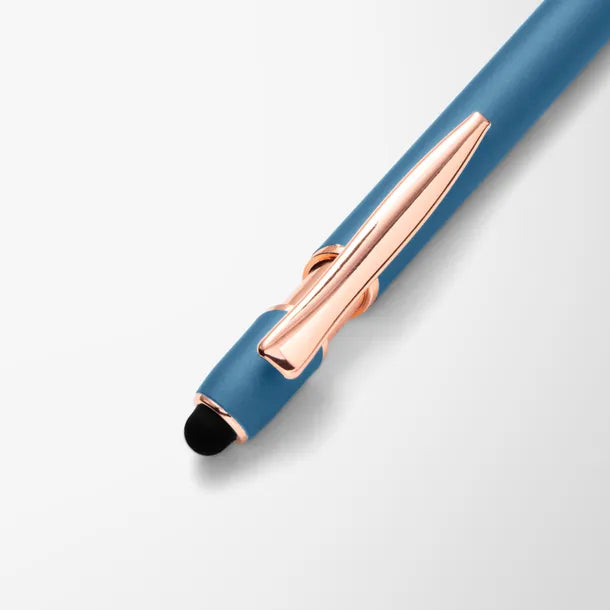 Engraved Alpha Stylus Pen with Geometric Design