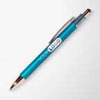 Full Color Croix Fidget Stylus Pen with Rose Gold Trim