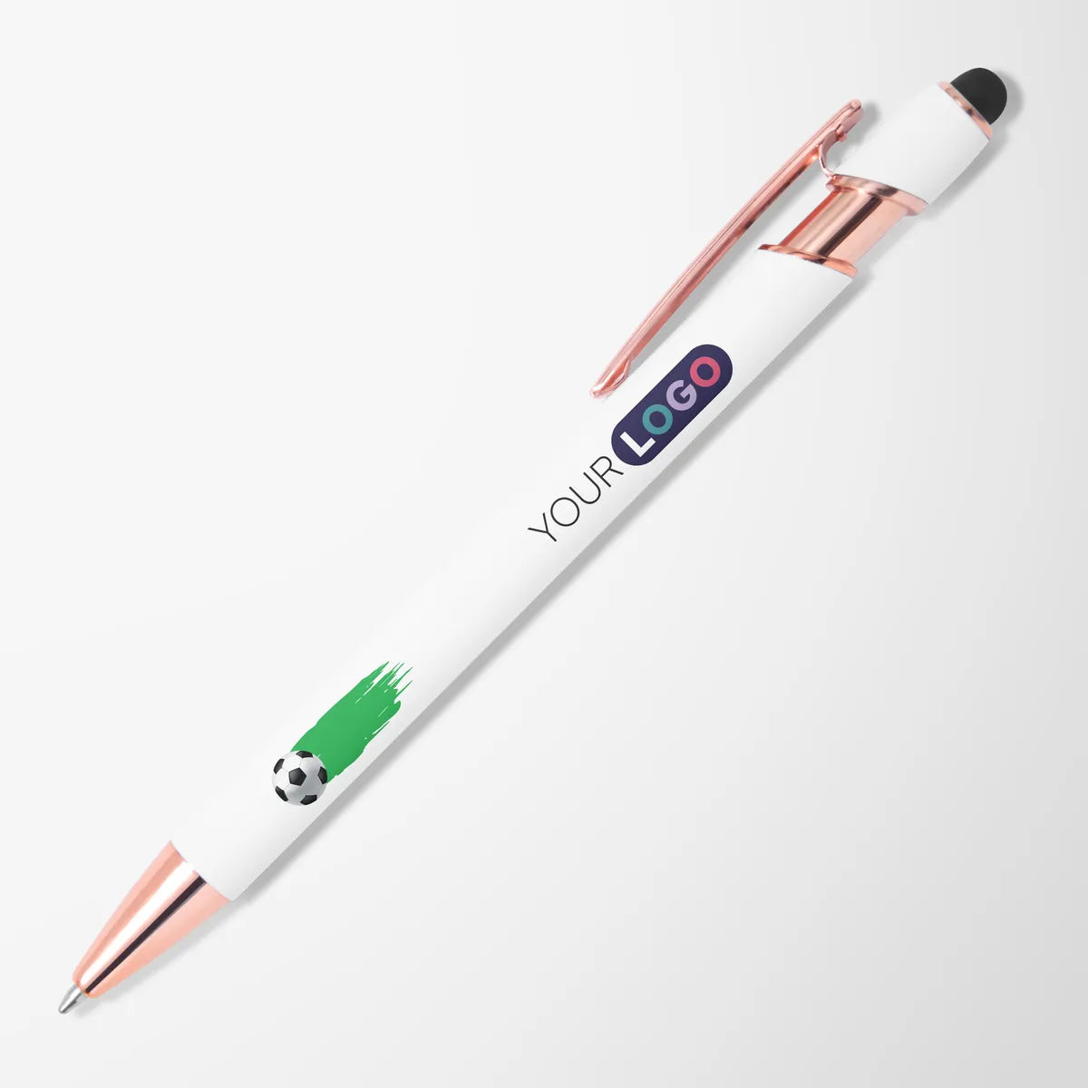 Full Color Match Day Alpha Pen with Rose Gold Trim