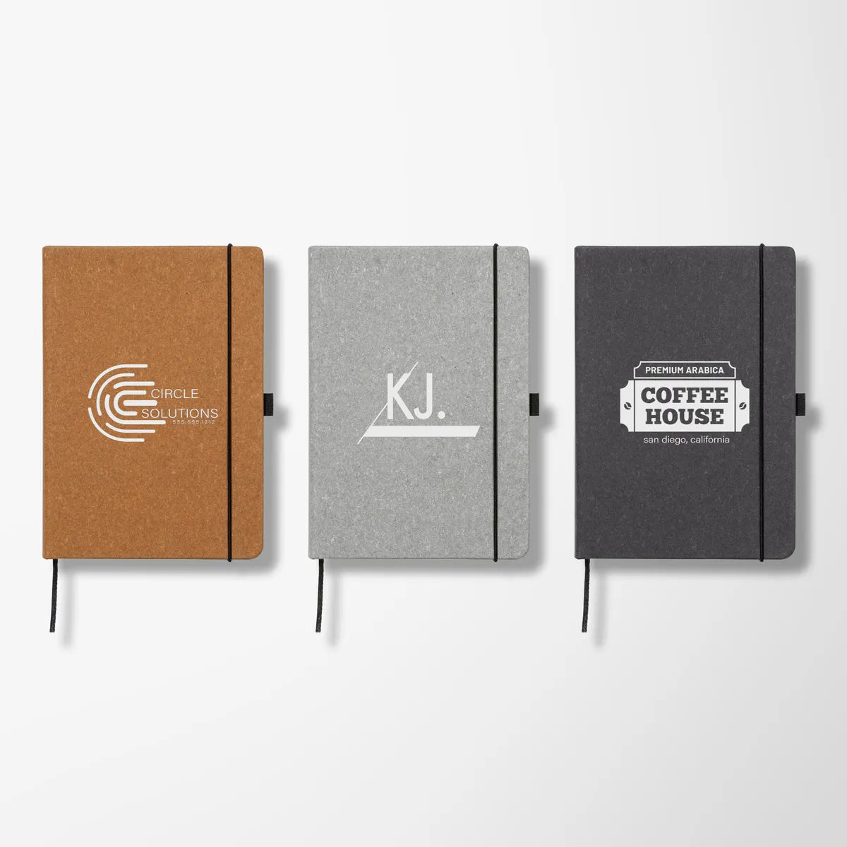 8" x 6" Palmer Recycled PU Leather Notebook
