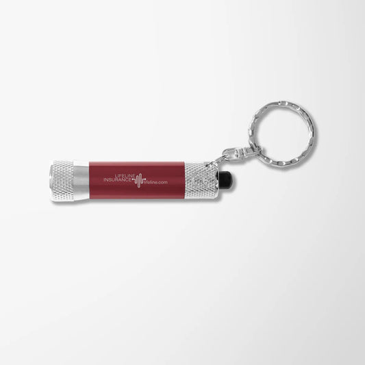 Engraved 3 LED Flashlight Keychain