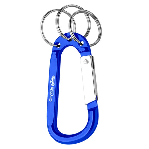 8mm Carabiner with Triple Split Ring