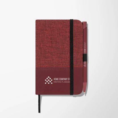 4"x 5.6" Monochrome Charon Notebook & Pen