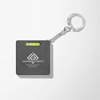 Square Level Tape Measure Key Tag