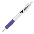 Curvaceous Silver Matte Gel Pen