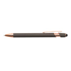 Alpha Soft Touch Gel Pen with Rose Gold Trim