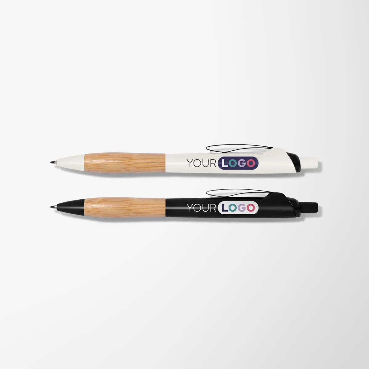 Full Color Recycled Paxton Pen with Bamboo Grip