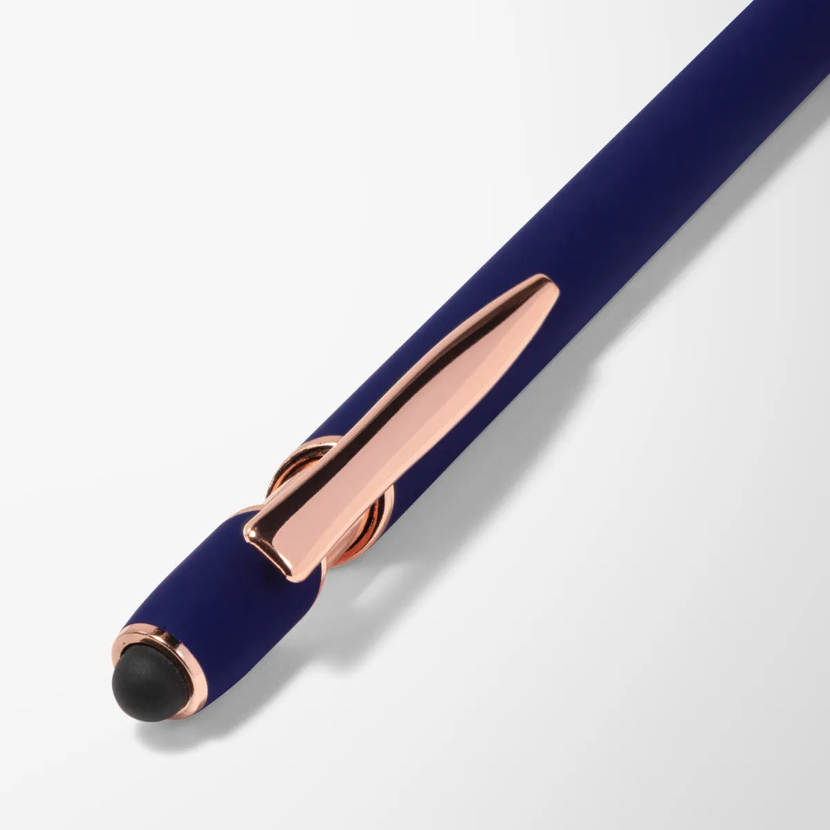 Engraved Recycled Aluminum Alpha Pen with Rose Gold Trim