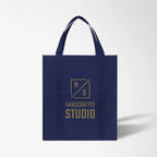 Lila Shopping Tote with Metallic Imprint