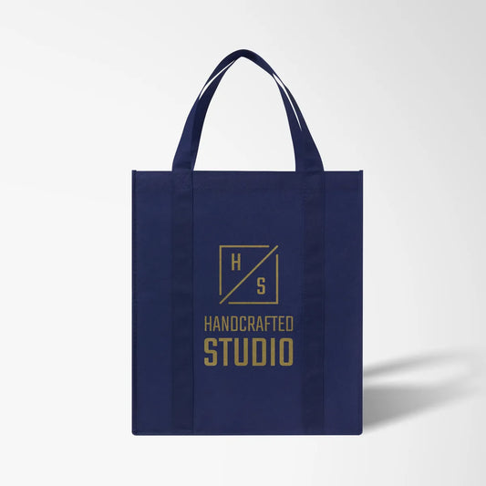 Lila Shopping Tote with Metallic Imprint