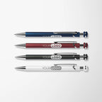Engraved Orbit Soft Touch Fidget Pen