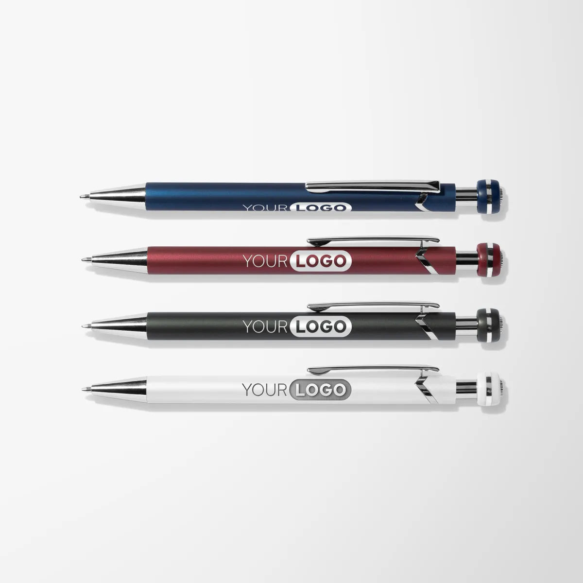 Engraved Orbit Soft Touch Fidget Pen