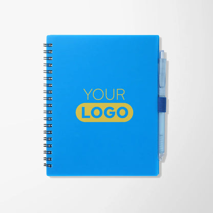 5.5”x 7” Recycled Daisy Spiral Notebook & Pen