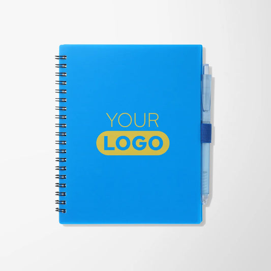5.5”x 7” Recycled Daisy Spiral Notebook & Pen