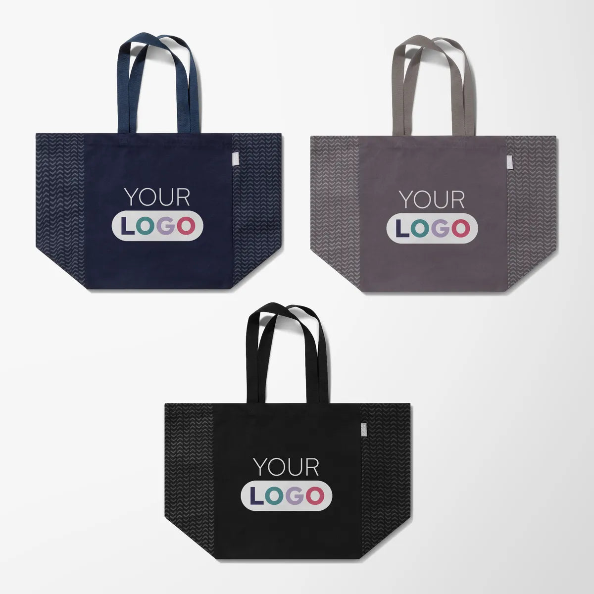 Full Color Hudson 7 oz. Recycled Cotton Shopping Tote