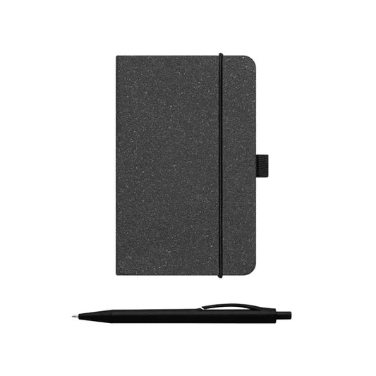 5.5'' x 3.5'' Palmer Recycled PU Leather Notebook & Pen
