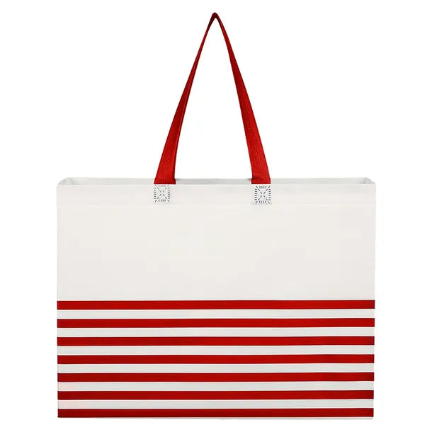 Horizontal Stripe Tote Bag