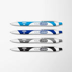 White Soft Touch Gel Sport Hybrid Ink Pen