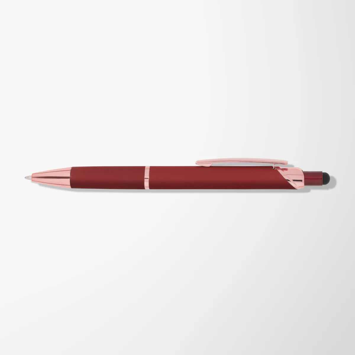 Engraved Metal Triangle Viera Pen with Rose Gold Trim