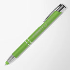 Engraved Bright Soft Touch Paragon Stylus Pen