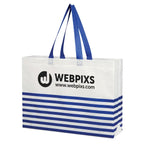 Horizontal Stripe Tote Bag