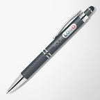 Full Color Mineral Soft Touch Diamond Stylus Pen
