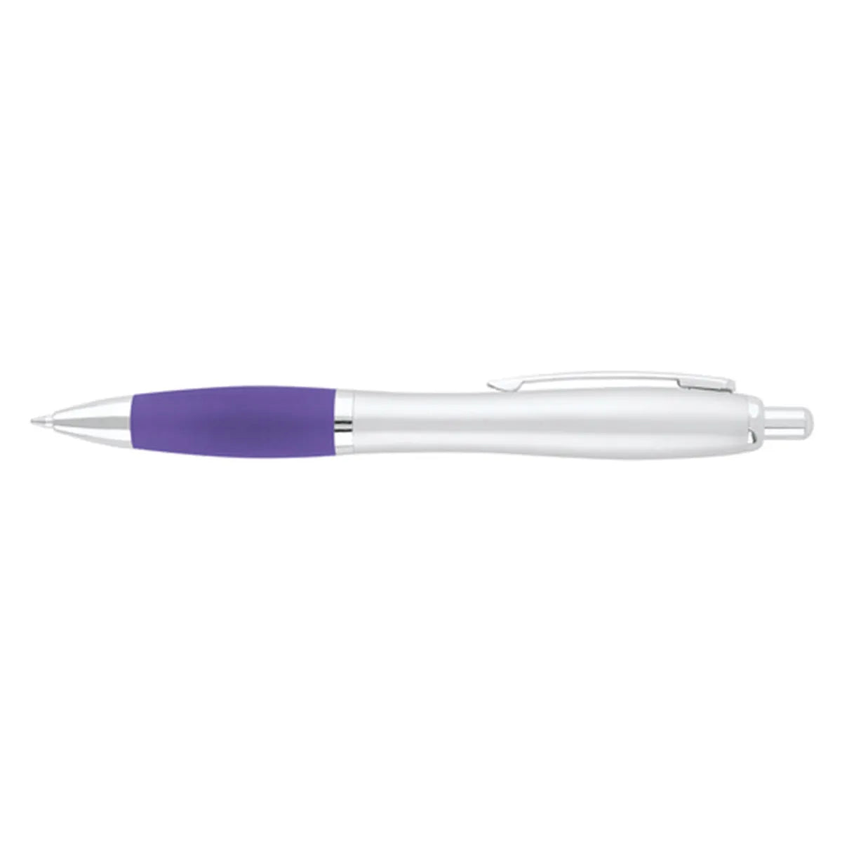 Curvaceous Silver Matte Gel Pen