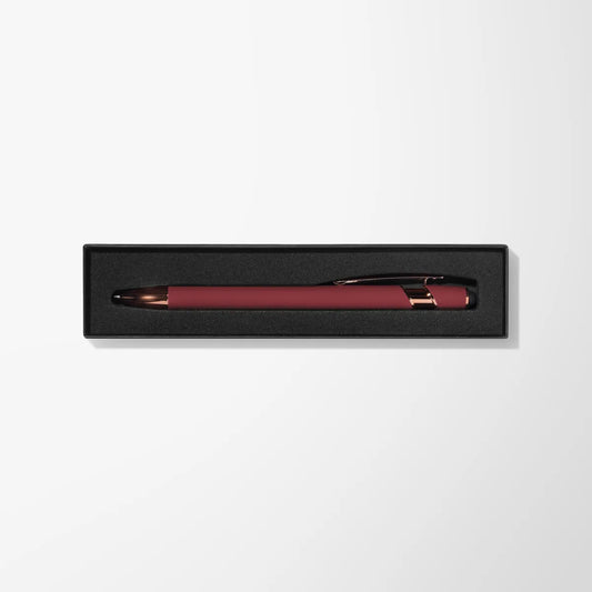Engraved Alpha Pen with Rose Gold Trim in Thank You Box