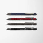Engraved Alpha Stylus Pen with Gunmetal Trim