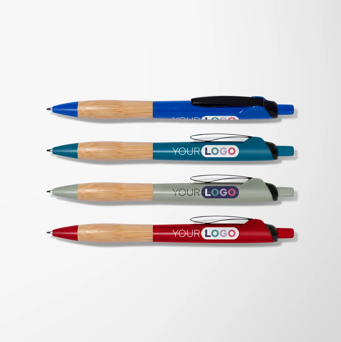 Full Color Recycled Paxton Pen with Bamboo Grip