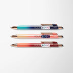 Full Color Ombré Monroe Stylus Pen with Rose Gold Trim