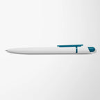 White Sunny Pen with Colored Trim