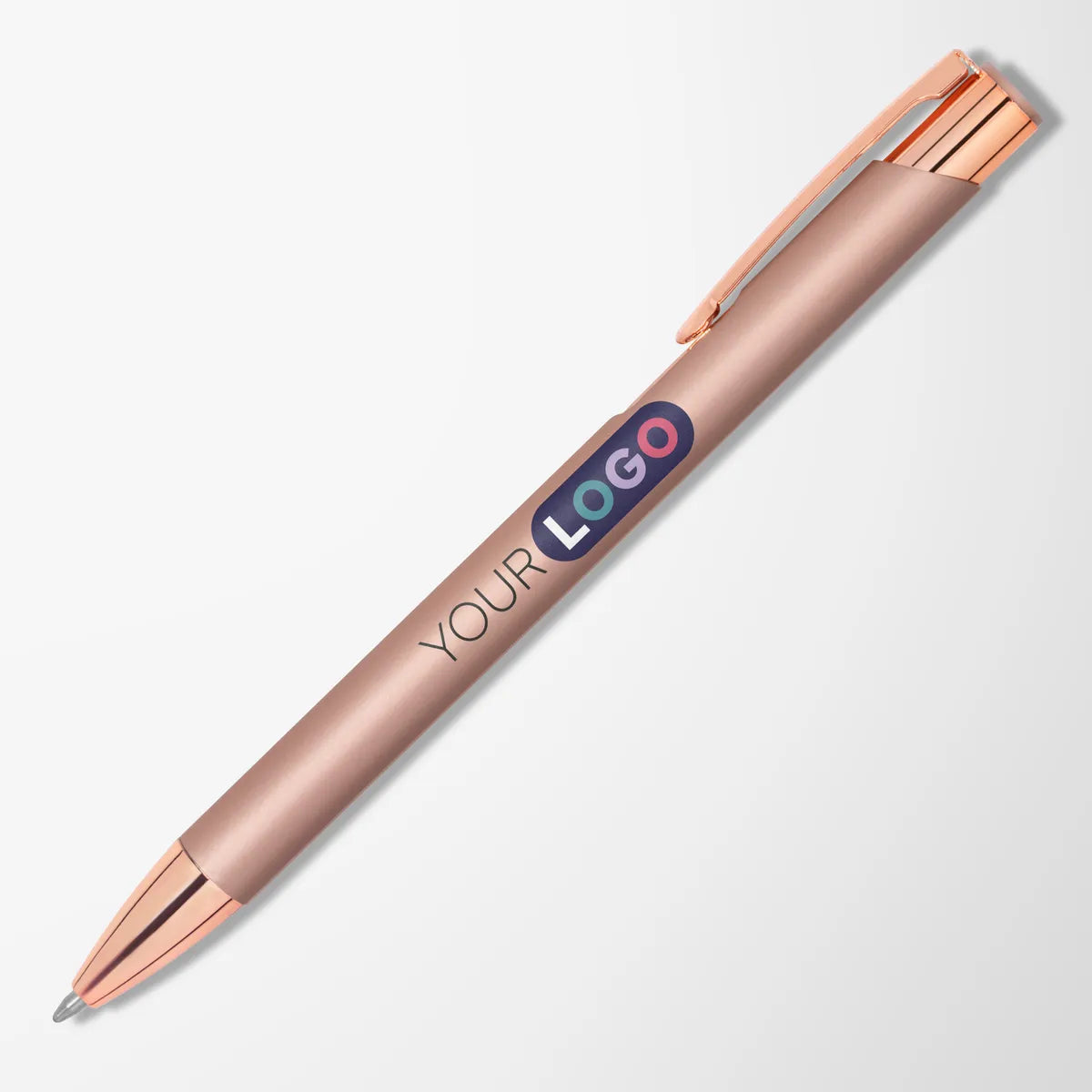 Full Color Paragon Pen with Rose Gold Trim