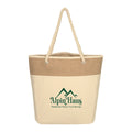 Burlap Rope Tote Bag