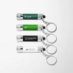 Soft Touch 3 LED Flashlight Keychain