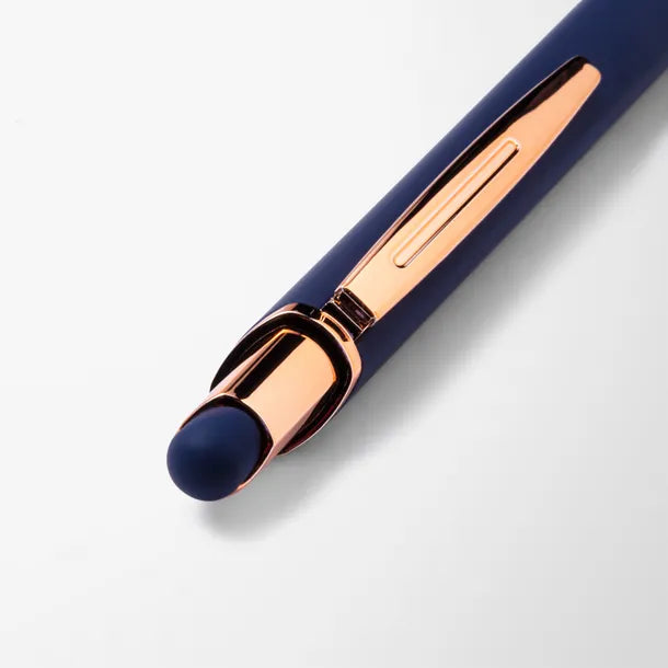 Engraved Square Daria Pen with Rose Gold Trim