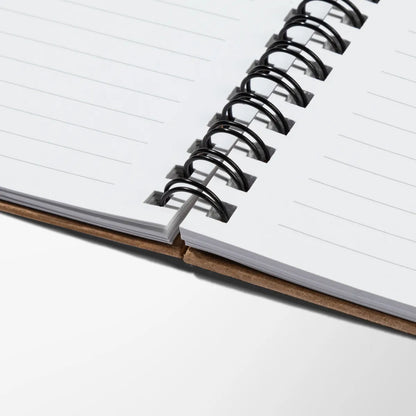 Eco 8.6 X 6.5 Kraft Spiral Notebook and Pen